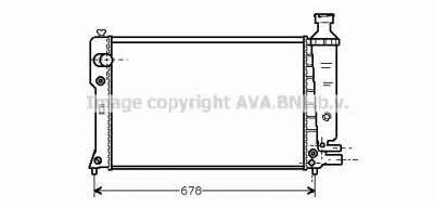 AVA QUALITY COOLING pe2097 -  Радиатор, охлаждение двигателя